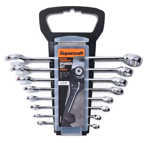 Supercraft 8-Piece Spanner Combination Imperial