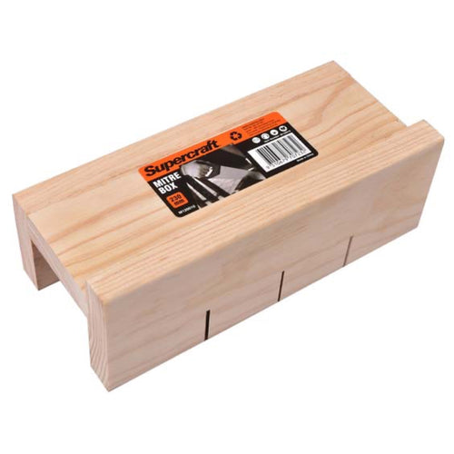 Supercraft Mitre Box Wooden 230 x 66mm