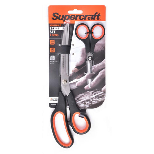 Supercraft 2-Piece Scissor Set Stainless Steel