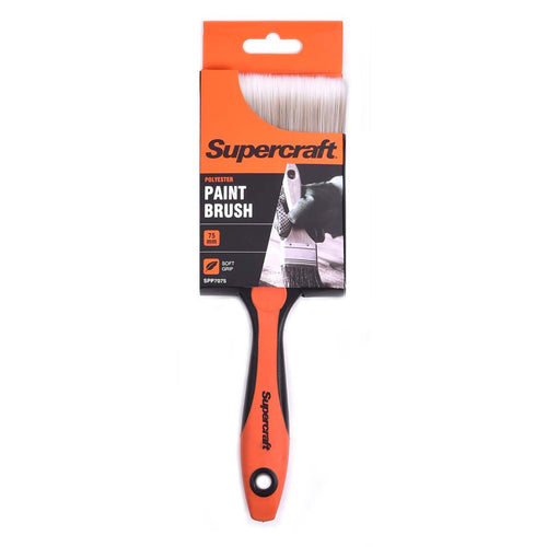 Supercraft Paint Brush Soft Grip 75mm Synthetic
