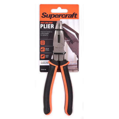 Supercraft Plier Long Nose Bent Tips 200mm