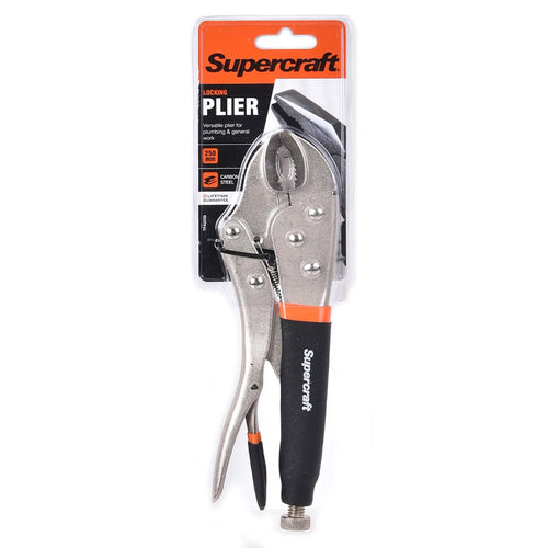 Supercraft Plier Lockgrip 250mm Soft Grip