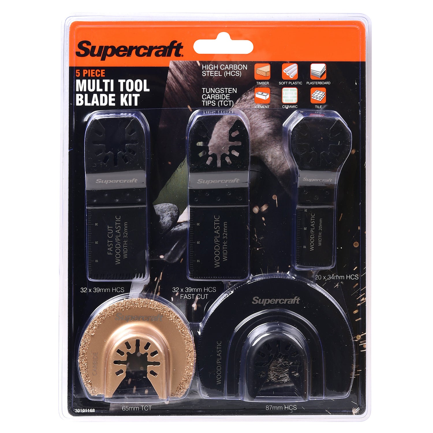 Blade Multi Tool Assorted 5pc