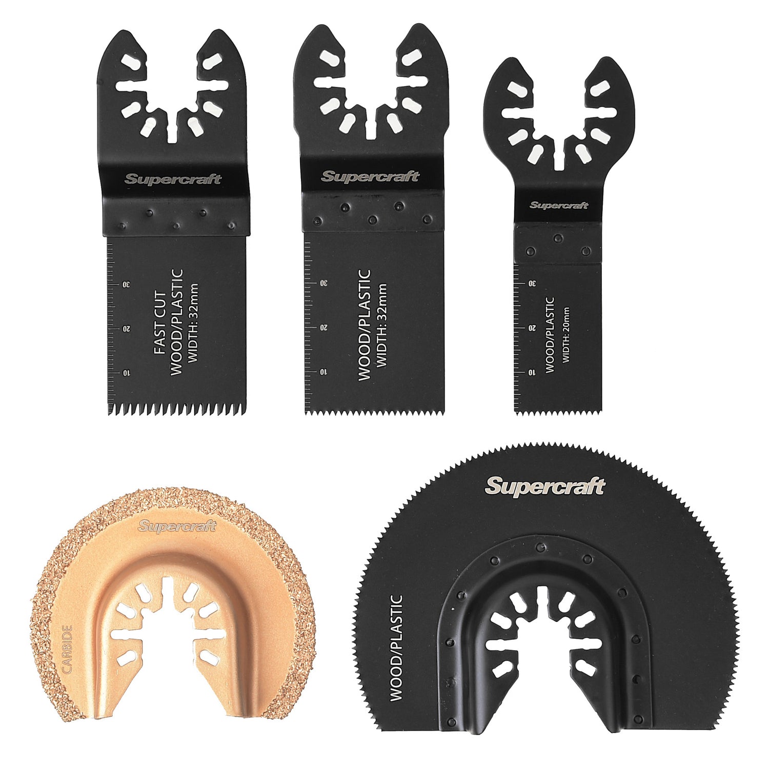 Blade Multi Tool Assorted 5pc