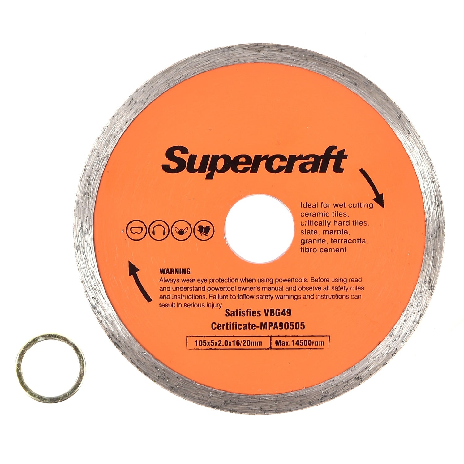 Supercraft Blade Diamond Continuous 105mm