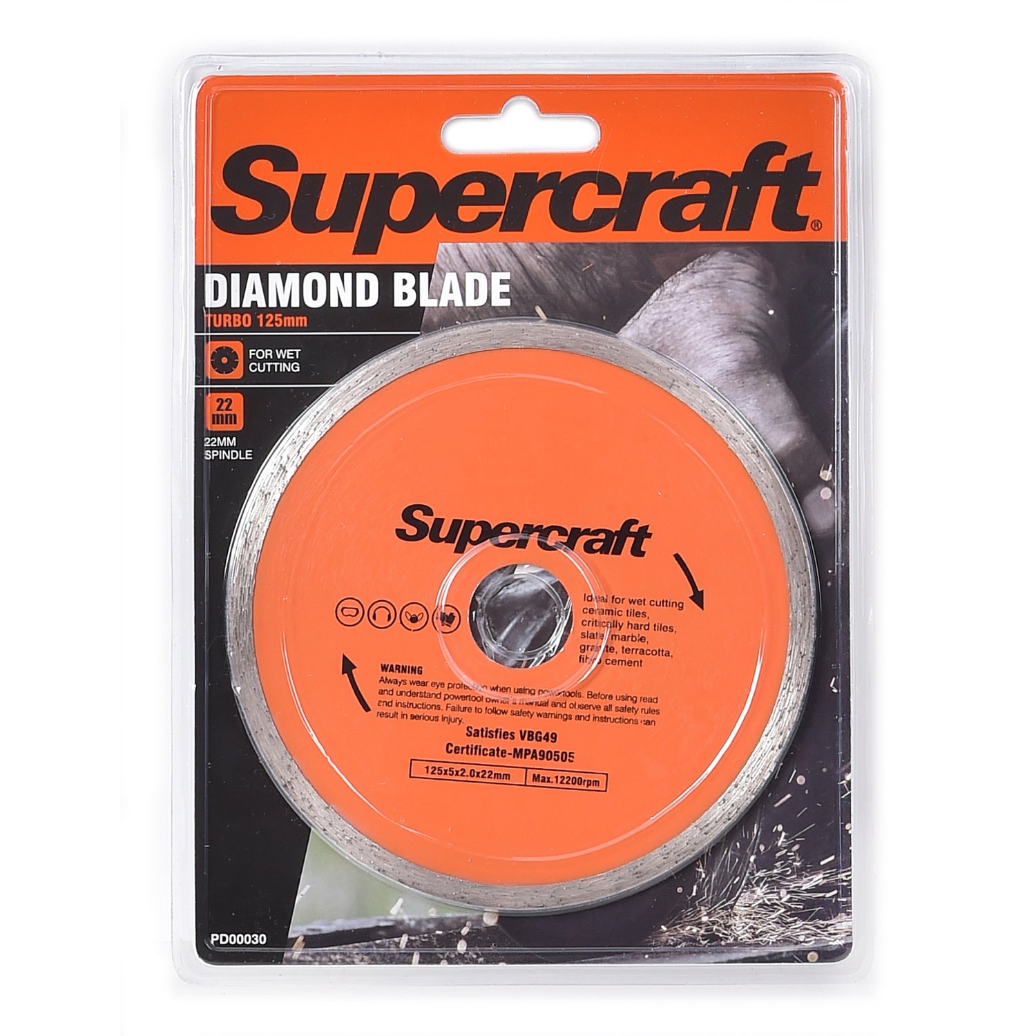 Supercraft Blade Diamond Continuous 125mm