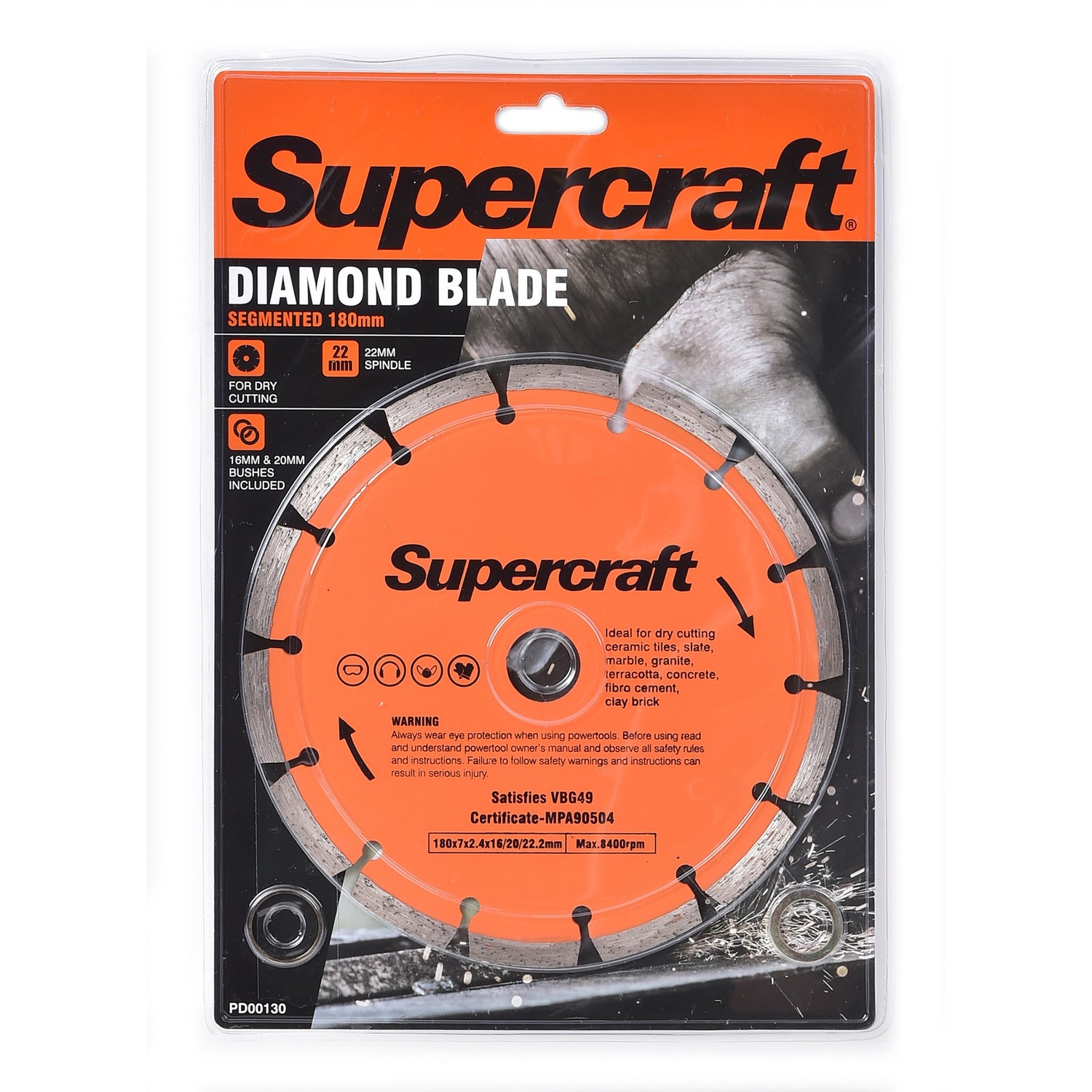 Supercraft Blade Diamond Segment 180mm