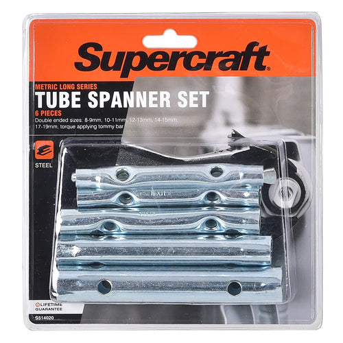 Supercraft 6-Piece Spanner Tube Long Metal