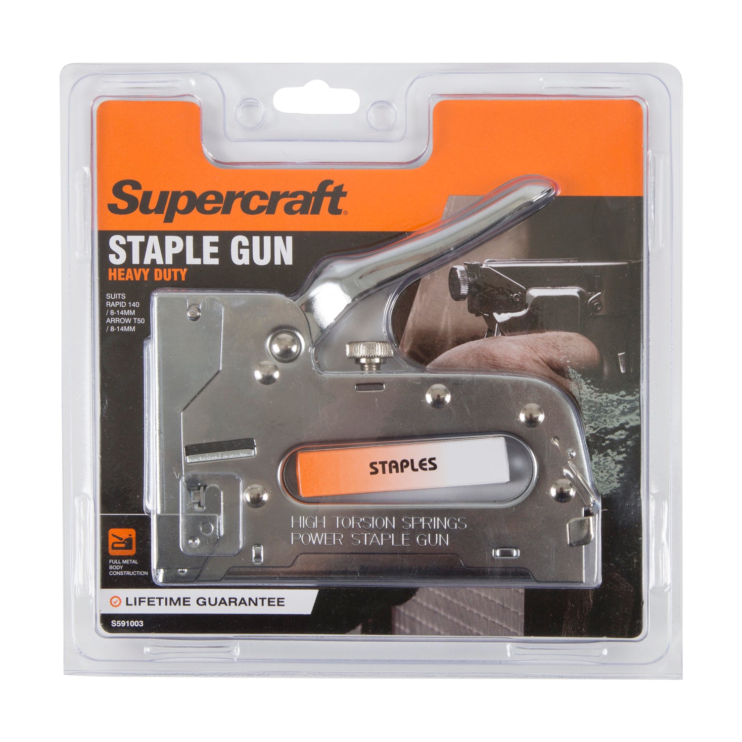 Supercraft Staple Gun Heavy Duty Metal