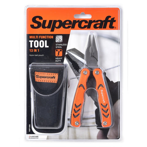 Supercraft 13 in 1 Multi-function Tool Stainless Steel