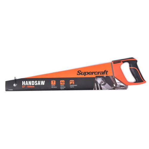 Supercraft Handsaw Soft Grip 550mm/22in