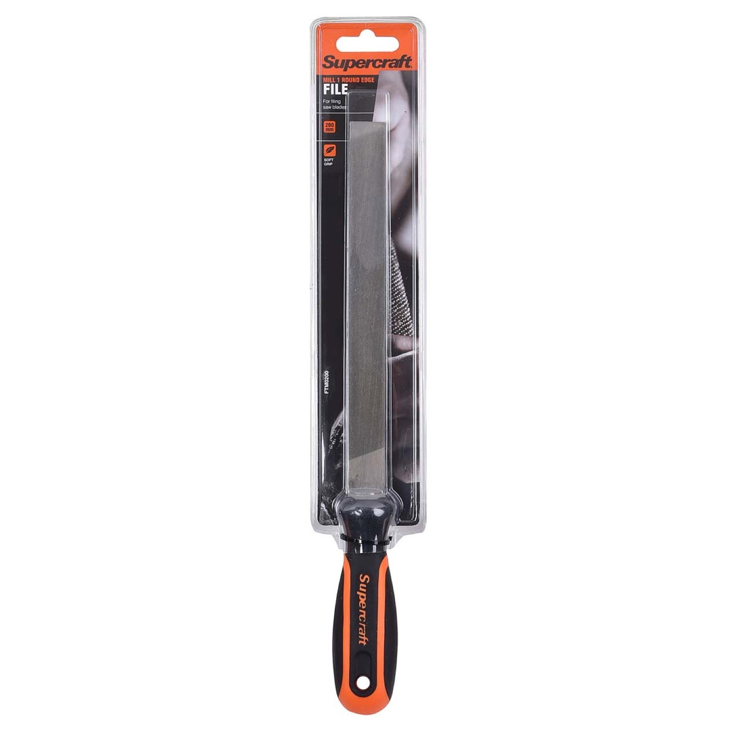 Supercraft File Mill 1 Round Edge 200mm