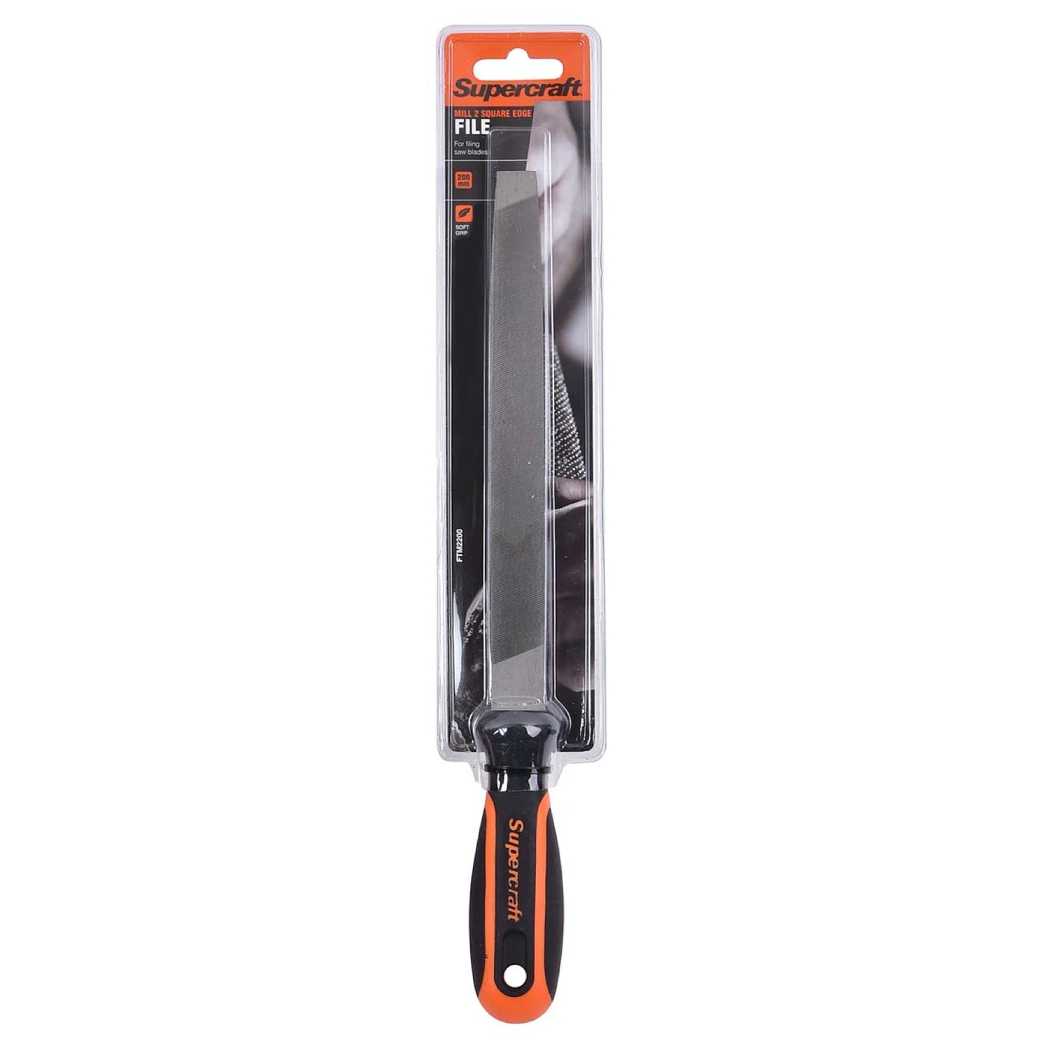 Supercraft File Mill 2 Square Edge 200mm