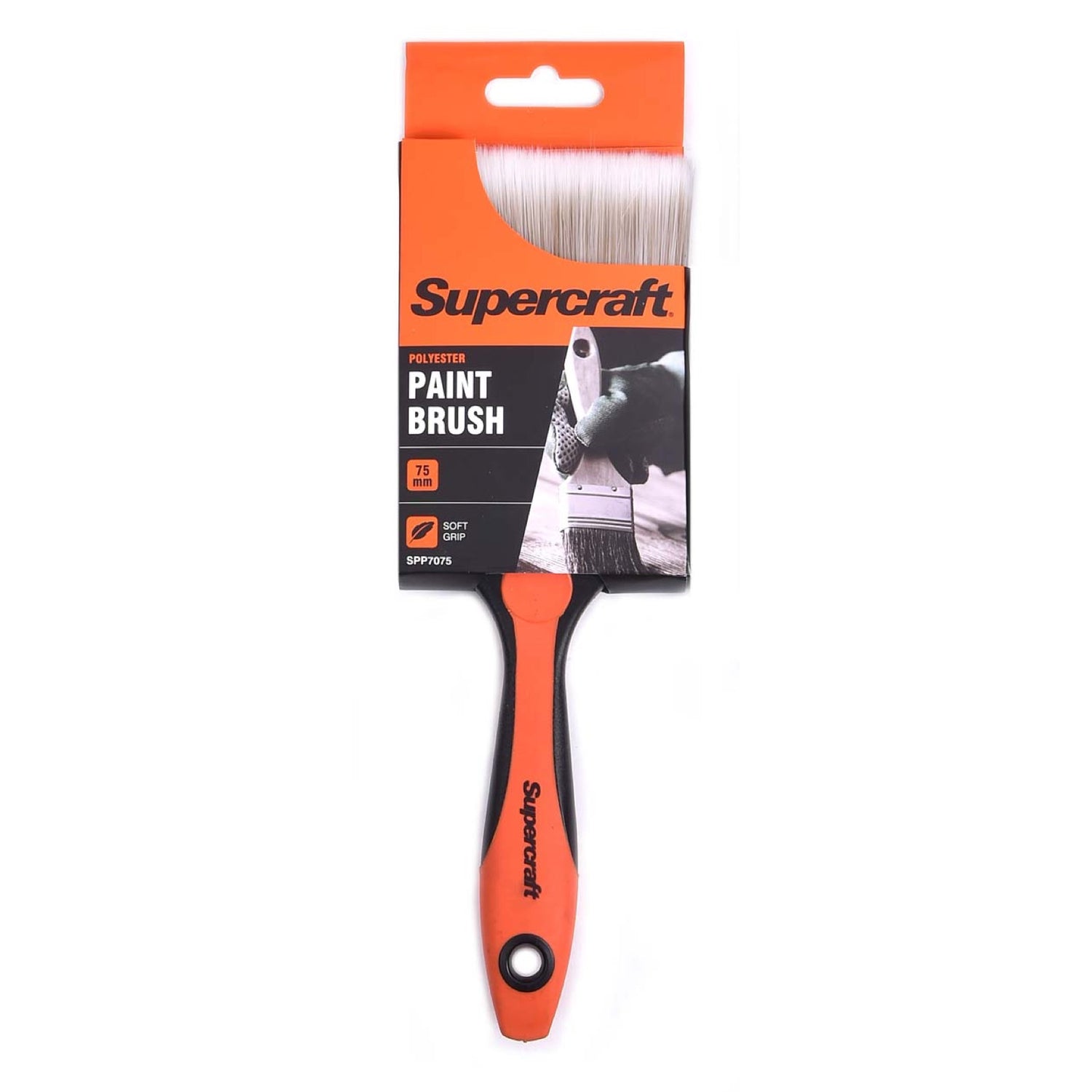 Supercraft Paint Brush Soft Grip 75mm Synthetic