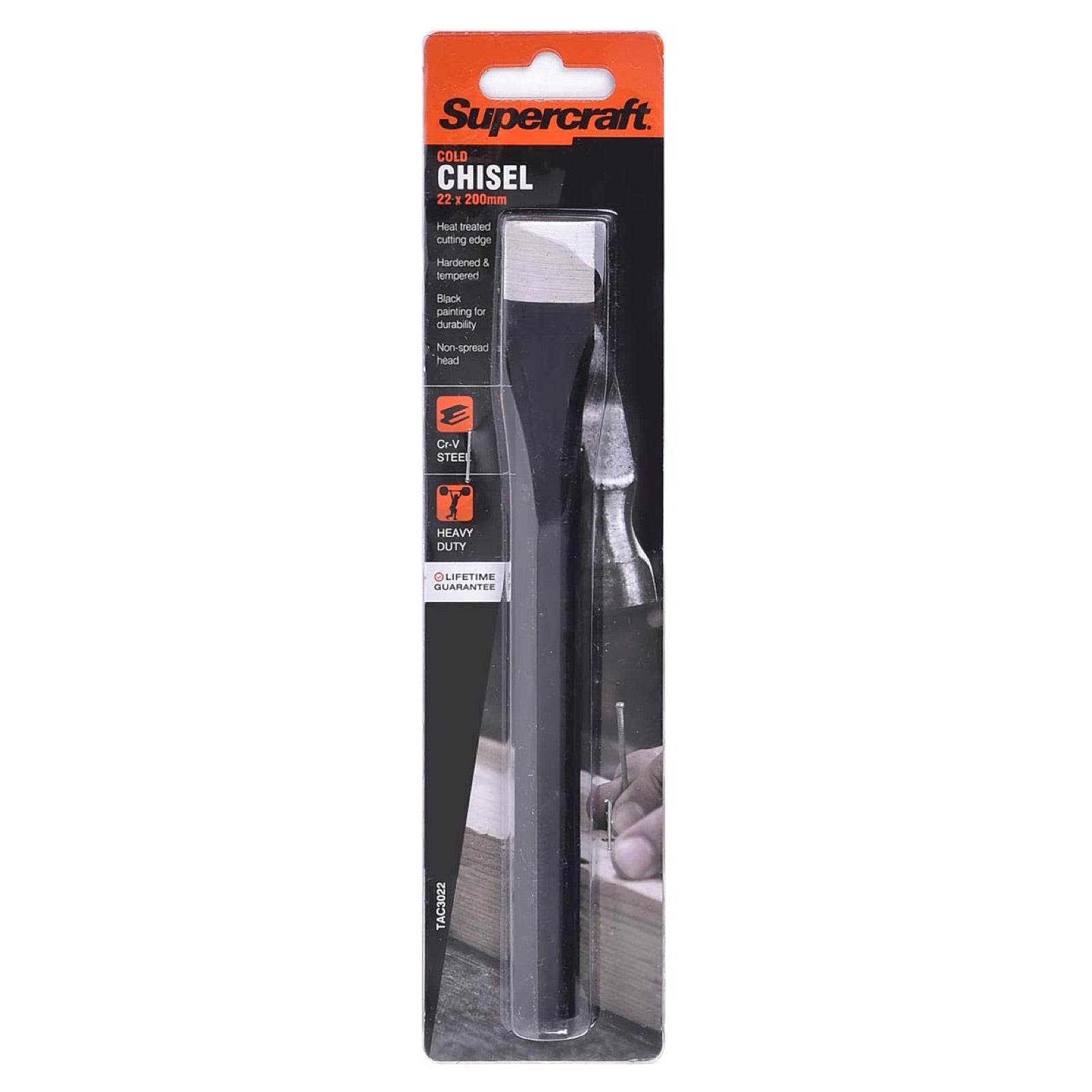 Supercraft Chisel Cold 22 x 200mm – Supercraft Tools