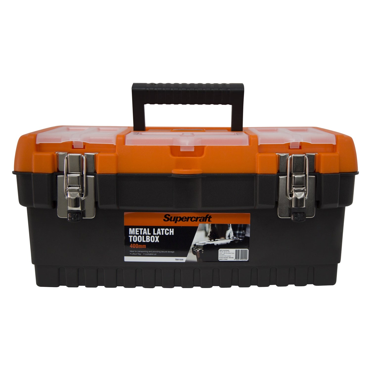 Supercraft Toolbox with Metal Latch 400mm