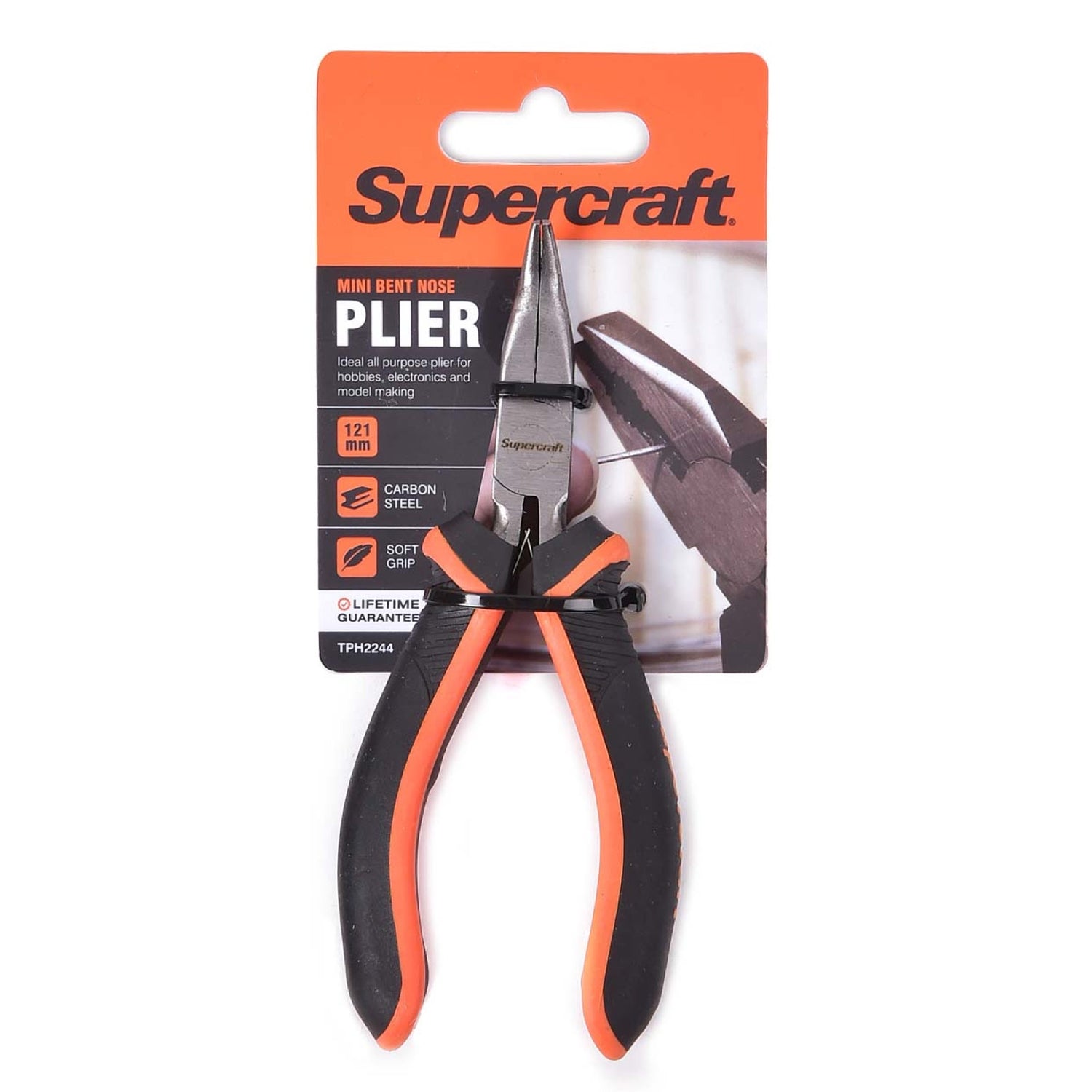 Supercraft Plier Mini Bent 121mm Soft Grip